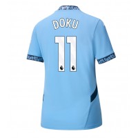 Manchester City Jeremy Doku #11 Heimtrikot Frauen 2024-25 Kurzarm